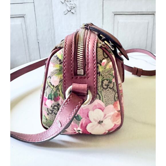 Gucci GG Supreme Monogram Blooms Mini Boston - Picture 4 of 8